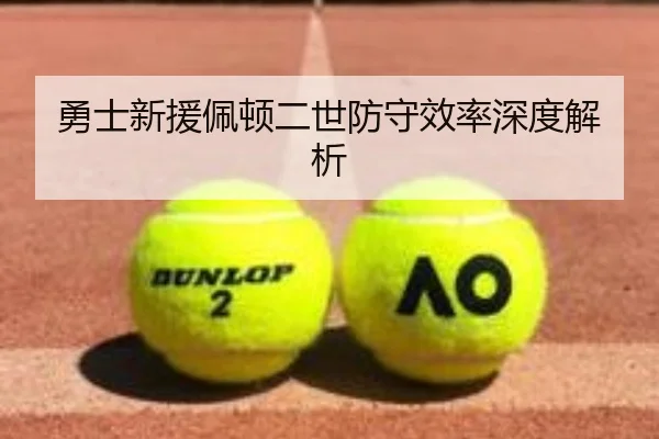 勇士新援佩顿二世防守效率深度解析